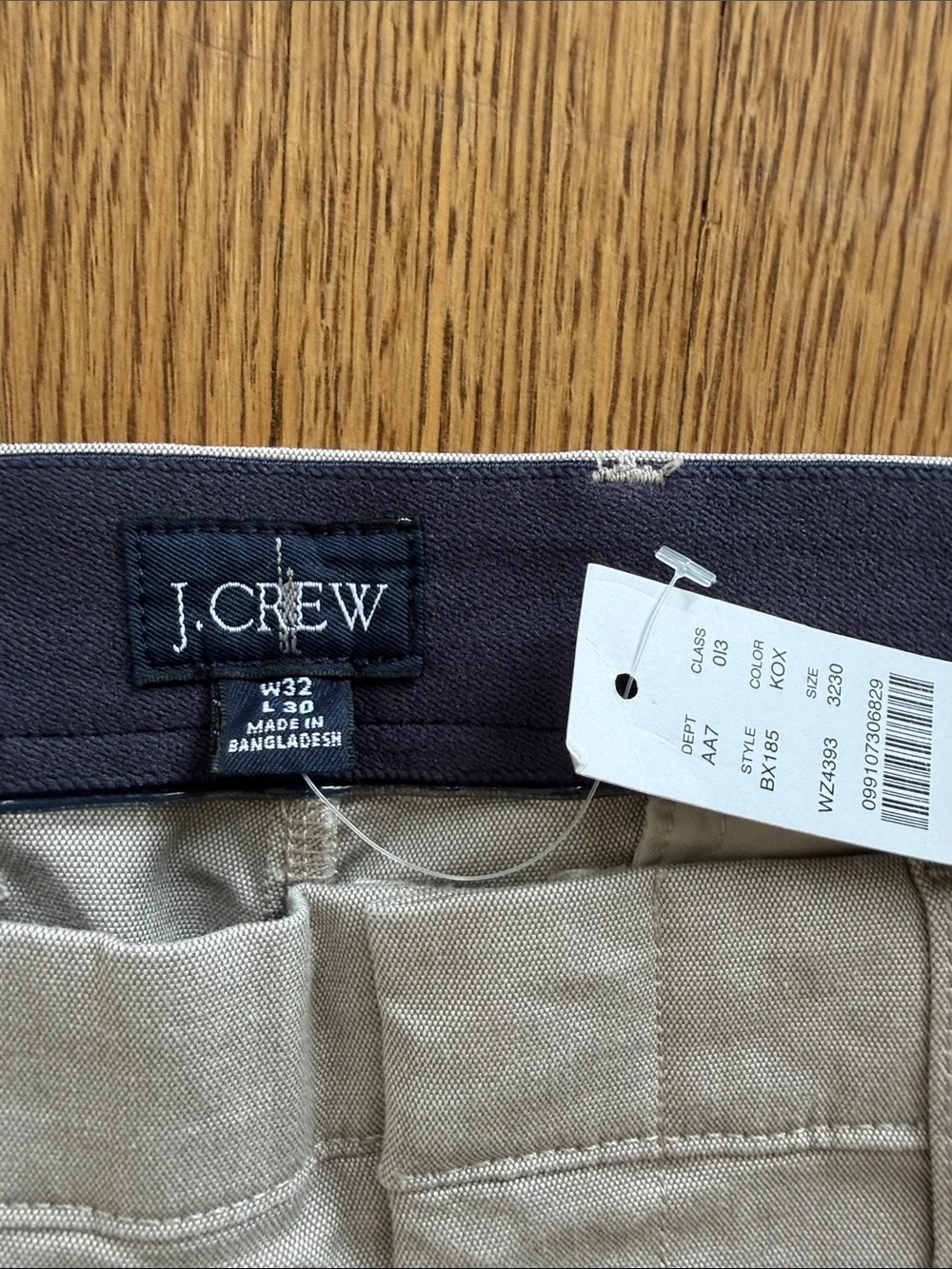 J. Crew Men’s Performance Chino Pants in Light Beige